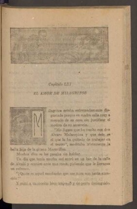 Capítulo LXI - El amor de Milagritos