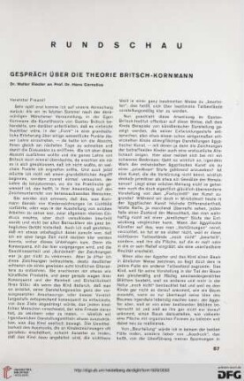 4: Gespräch über die Theorie Britsch-Kornmann
