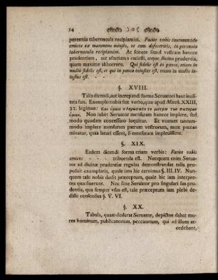 §. XIX. - §. XXII. [Nexus verborum versic. 16. 17. 18. demonstratur]