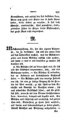 Mädchenerziehung