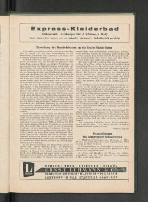 Veranstaltungen des Langenhorner Heimatvereins