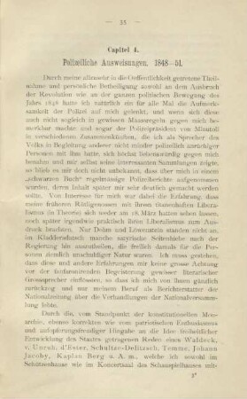 Capitel 4. Polizeiliche Ausweisungen 1848-51