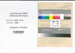 Entnazifizierung Andreas Weppner , geb. 29.01.1895 (Lehrer)