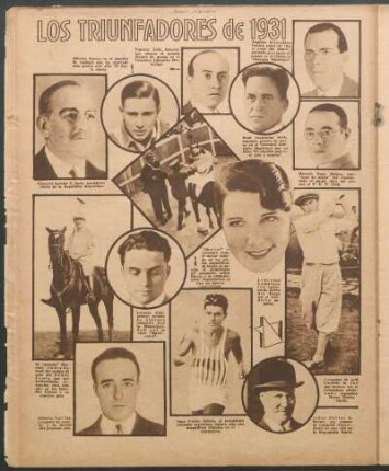 Los triunfadores de 1931 [Fotografías]
