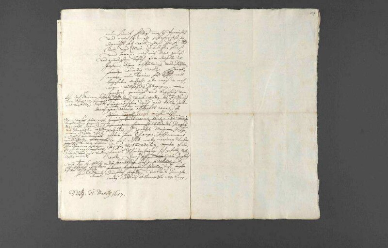 Gesuch des Hans Georg Hofer von Lobenstein im Auftrag Markgraf Albrechts II. von Brandenburg-Ansbach an den württembergischen Oberstallmeister von Münchingen um 25 Fasanen, die jedoch nicht vor einer Monatsfrist zu haben sind.