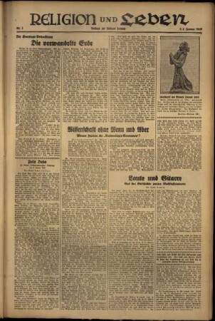 Dritte Ausgabe vom Sonntag, den 03. Januar 1937.