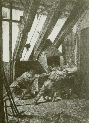 Bergbaudarstellungen, Hängebank