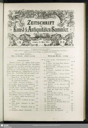 Nr.12, 15.März 1884