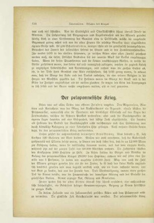 Der peloponnesische Krieg