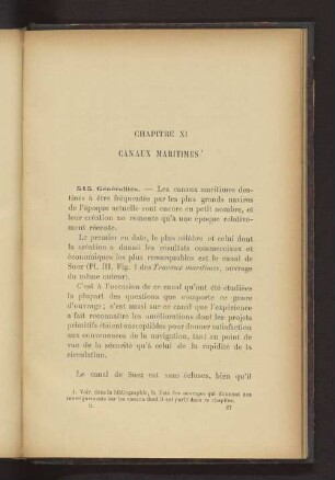 CHAPITRE XI. CANAUX MARITIMES