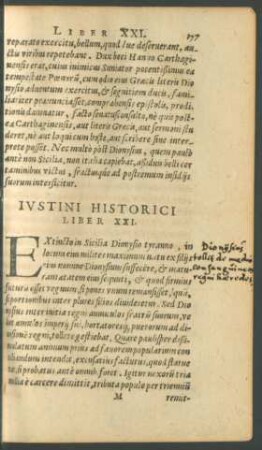 Iustini Historici Liber XXI.