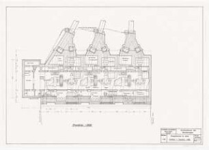 Pumpspeicherwerk, Berlin Schinkelwettbewerb 1964: Krafthaus: Grundriss 1:200