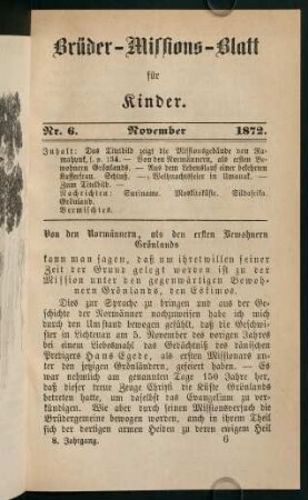121-144, November 1872 (Nr. 6)