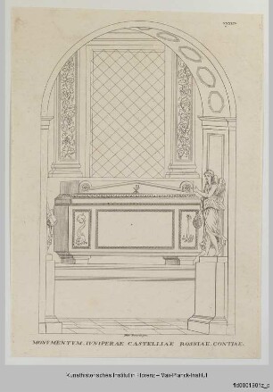 Grabmäler der Certosa von Bologna : Grabmal für Ginevra Castelli