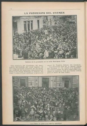 La procesión del Carmen