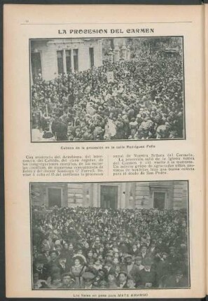 La procesión del Carmen