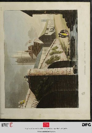 Plate 91 Bridge at Oakhampton [(koloriert)]