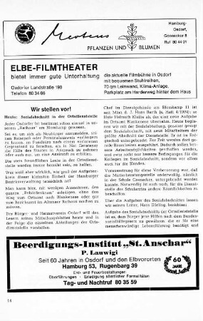 Wir stellen vor! : Heute: Sozialabschnitt in der Ortsdienststelle