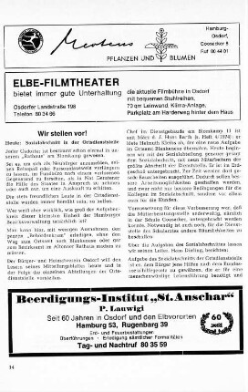 Wir stellen vor! : Heute: Sozialabschnitt in der Ortsdienststelle