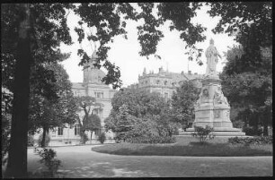 Frankenberg. Friedenspark mit Siegesdenkmal