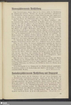 Bienenzüchterverein Wechselburg
