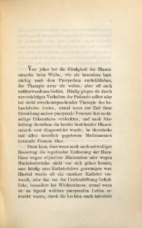 Ueber die Behandlung schwerer Formen von infectiösen Blasen catarrhen durch Drainage der Harnblase : Inaug.-Diss.