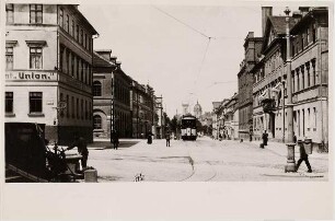 Probefahrt der Straßenbahn, 1899