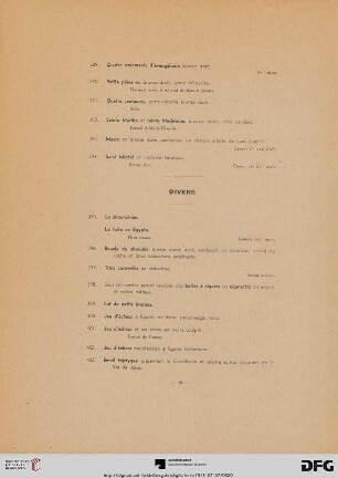 Divers (Nr. 395-460)