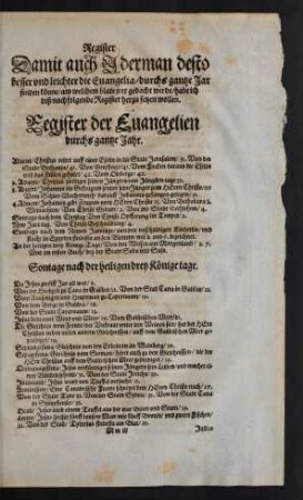 Sontage nach der heiligen drey Könige tage.