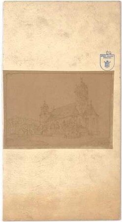 Bestelmeyer, German; Nürnberg (Bayern); Ev. Friedenskirche St. Johannes - Mappe 2: Perspektive