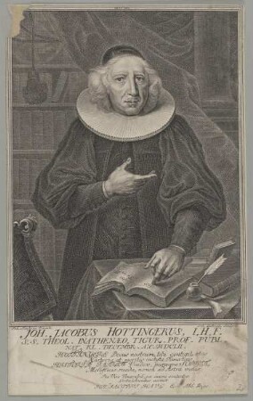 Bildnis des Joh. Jacobus Hottingerus