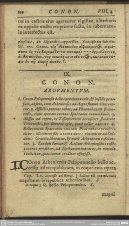 IX. Conon