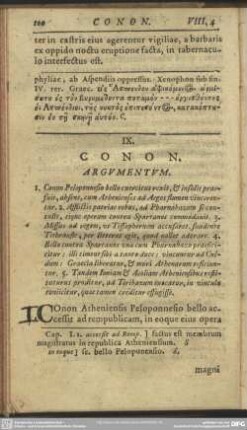 IX. Conon