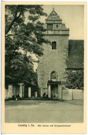 Coswig. Alte Kirche