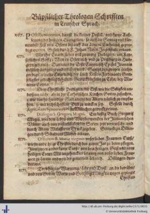 Bäpstlicher Theologen Schrifften in Teutscher Sprach.