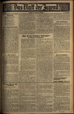 Zweite Ausgabe vom Mittwoch, den 03. Dezember 1930.