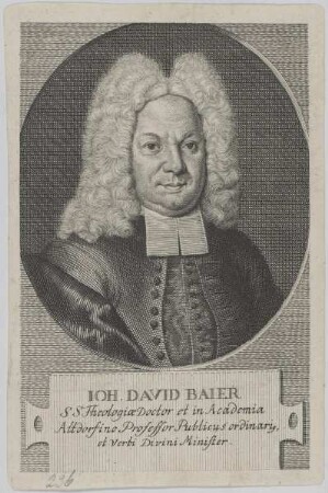 Bildnis des Ioh. Davis Baier