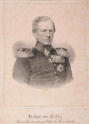 Bildnis von Helmuth Graf Moltke (1800-1891)