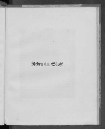 Reden am Sarge