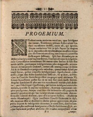 Examen Disputationis Primae Joh. Tezelii, Thesibus D. Lutheri de Indulgentiis oppositae