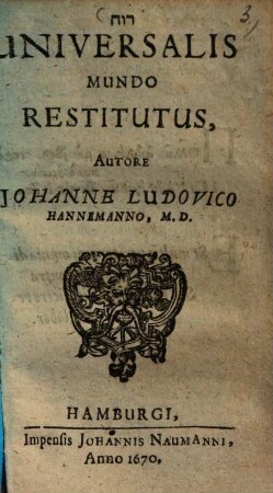 Rûaḥ Universalis Mundo Restitutus