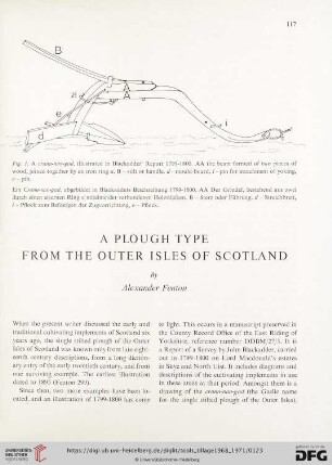 A plough type from the Outer Isles of Scotland