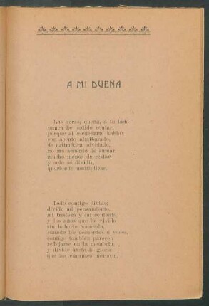 A mi dueña