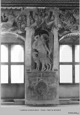 Ausmalung mit Camillus-Szenen : Allegorien : Diana