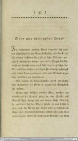 Drey und vierzigster Brief