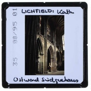 Lichfield, Kathedrale : Innenansicht Ostwand südliches Querhaus