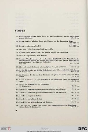 Stoffe (Nr. 251-288)