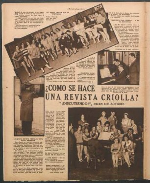¿Cómo se hace una revista criolla? : "¡Discutiendo!", dicen los autores