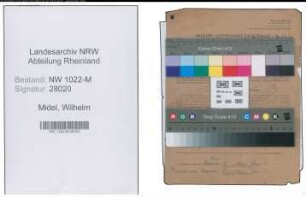 Entnazifizierung Wilhelm Midel , geb. 31.08.1889 (Gastwirt)