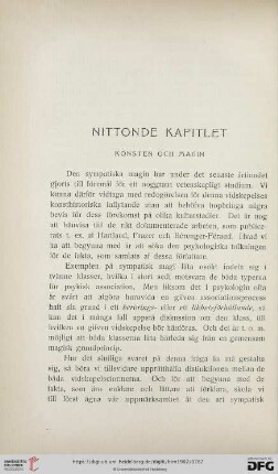 Nittonde Kapitlet: Konsten och Magin